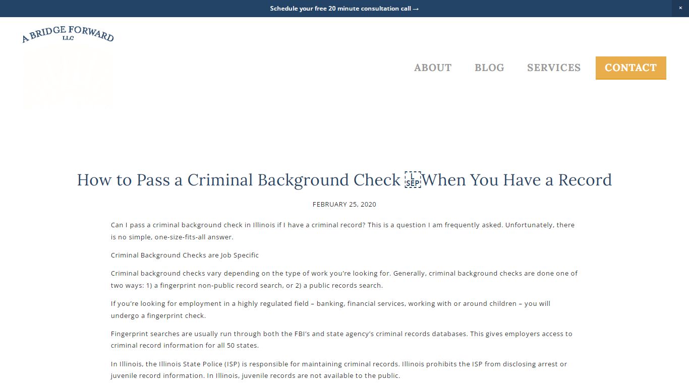 How to Pass a Criminal Background Check When You Have a Record